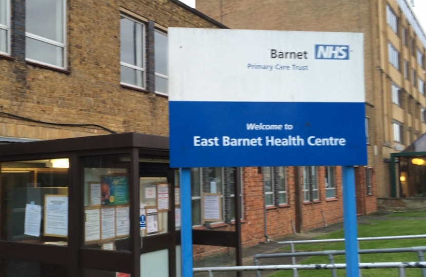 Villiers campaigns for re-opening of East Barnet Health Centre