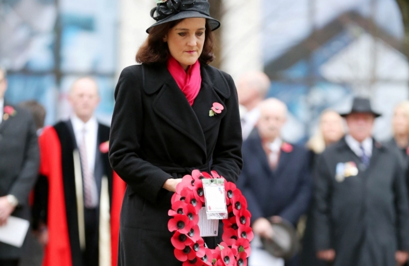 VILLIERS REPRESENTS HM GOVERNMENT AT REMEMBRANCE SERVICE 1