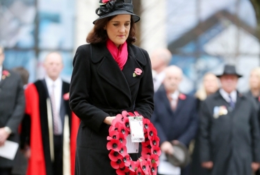 VILLIERS REPRESENTS HM GOVERNMENT AT REMEMBRANCE SERVICE 1